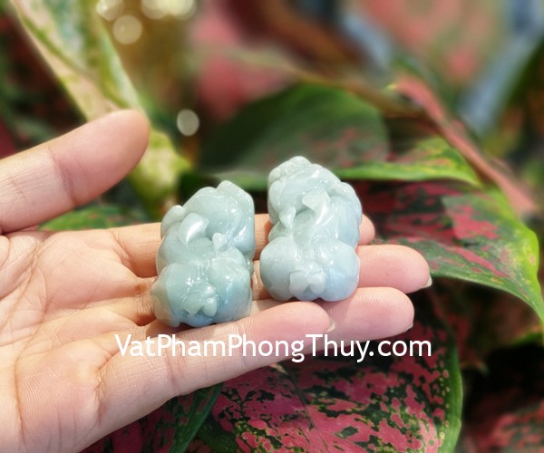 Mặt tỳ hưu phỉ thúy xanh ngọc S6639