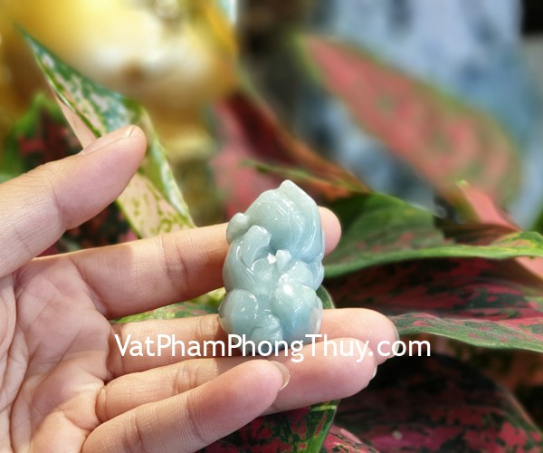 Mặt tỳ hưu phỉ thúy xanh ngọc S6639