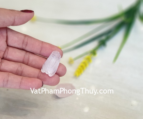 Mặt Ve thạch anh hồng S6854